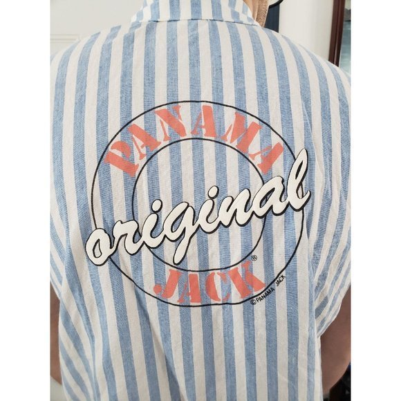 Vintage 80s Panama Jack Button Down Shirt - Picture 4 of 5